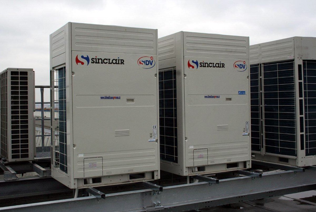 werper wijsvinger Schelden Commercial air conditioner system for company SIEMENS - SINCLAIR World